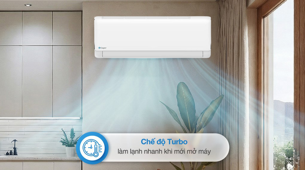 Điều hòa Casper SC-24FB36M 24000BTU công suất lớn, làm mát nhanh chóng mang đến không gian mát lạnh sảng khoái cho người dùng