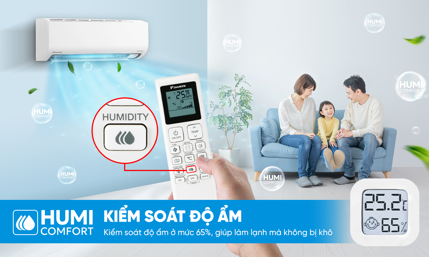 Điều hòa Daikin FTKB50ZVMV 18000BTU công suất lớn, làm mát nhanh chóng