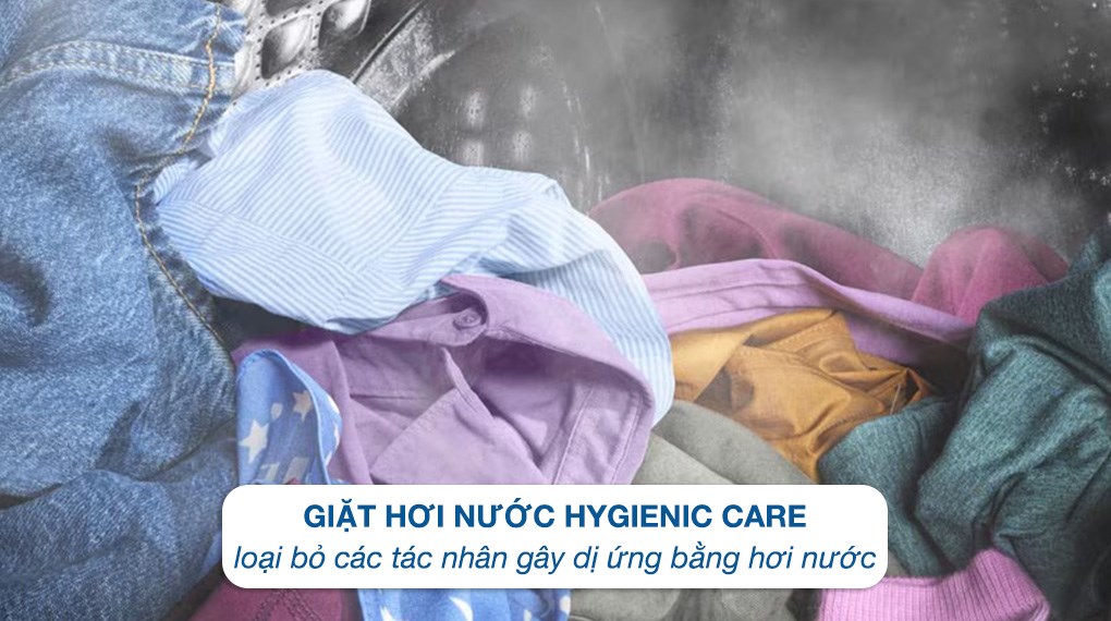 Công nghệ Hygiene Care có trên máy giặt Electrolux 13kg EWF1343R7WC