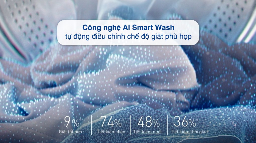 Máy giặt Panasonic NA-V10FA1LVT Inverter khối lượng giặt lớn 10kg, hiệu quả giặt sạch vượt trội