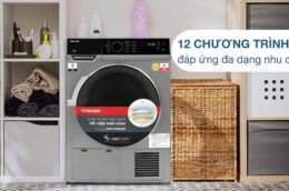 Máy sấy Toshiba TD-K90MEV(SK) 8kg: Giải pháp sấy khô nhanh, tiết kiệm điện