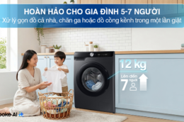 Những lý do nên lựa chọn máy giặt Samsung WW12CG604DLBSV 12kg