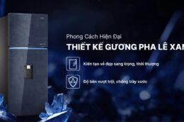 Tủ lạnh Aqua AQR-TA546FA(WGL)U1 Inverter: Thiết kế độc đáo, bảo quản hiệu quả