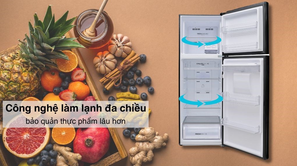 Đánh giá khả năng bảo quản của tủ lạnh Aqua AQR-T380FA(WGB) 328 lít 