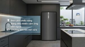 Tủ Lạnh Hitachi Side By Side Inverter 532 Lít HRSN9563DDXVN