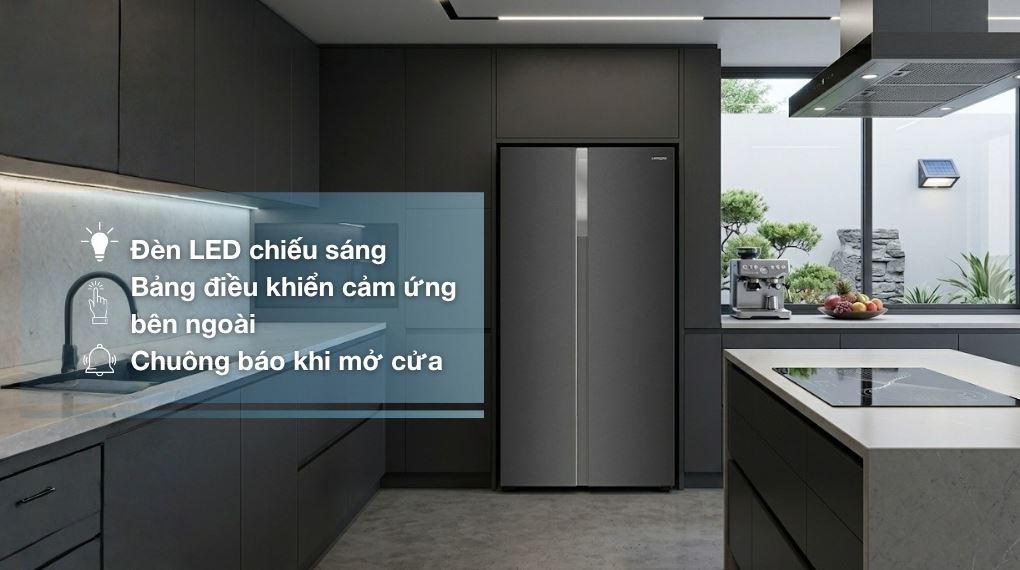 Tủ Lạnh Hitachi Side By Side Inverter 532 Lít HRSN9563DDXVN