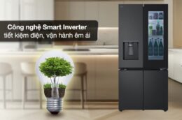 Tủ lạnh LG LFD58BLMAI 576 lít – Dung tích lớn, bảo quản thực phẩm tối ưu cho gia đình hiện đại