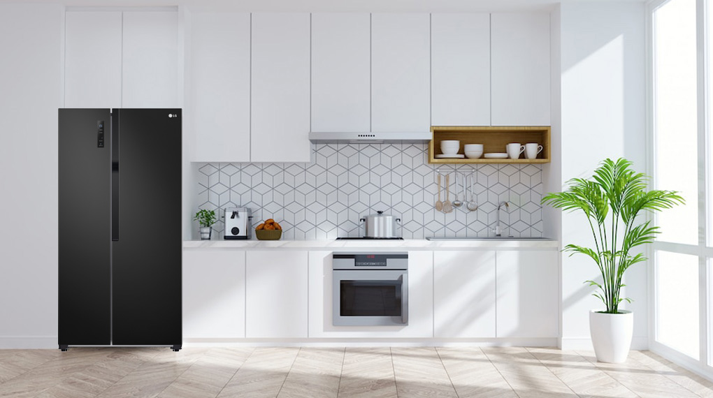 Tủ lạnh LG 519 lít GR-B256BL thiết kế sang trọng, tăng thẩm mĩ cho không gian