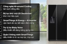 Tủ lạnh Samsung RS80F65J2BSV 634 lít - Không gian lưu trữ “khủng”, tiện nghi đẳng cấp