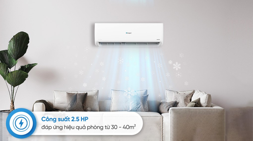 Điều hòa Casper GH-24IS33 24000BTU mang đến cho người dùng không gian dễ chịu