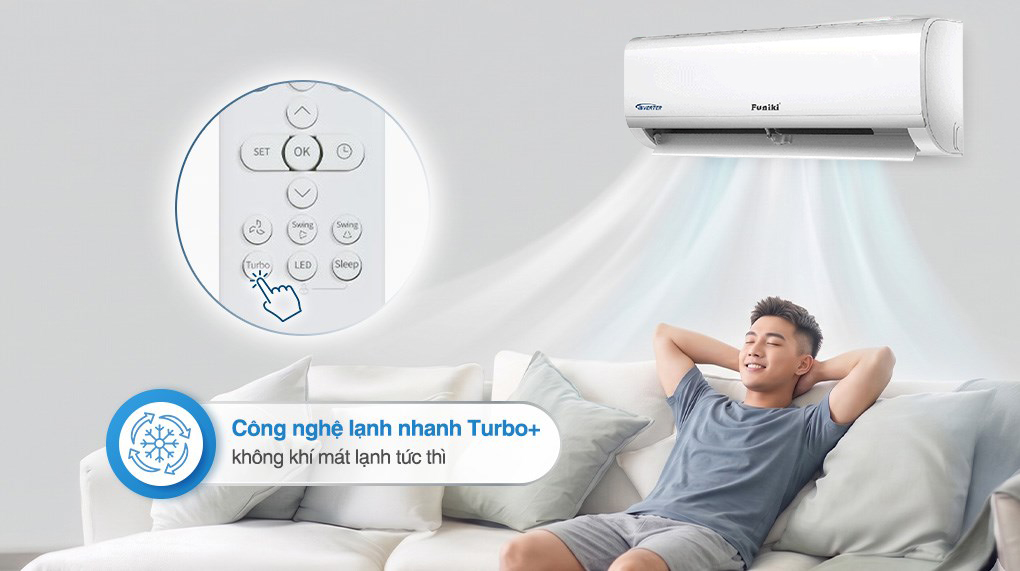 Điều hòa Funiki HIC24TMU 24000BTU làm mát mạnh mẽ, phù hợp cho không gian rộng