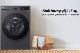 Máy giặt LG 17Kg F2517SNTG: Lựa chọn hoàn hảo cho gia đình lớn