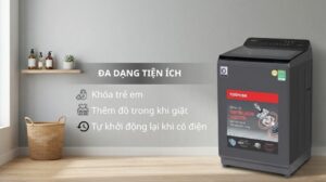Máy Giặt Toshiba Inverter 12Kg AW-T26D1300TV(MG)
