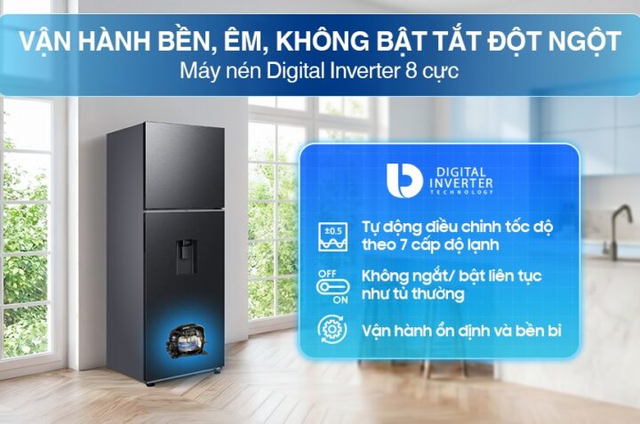 3 lý do khiến tủ lạnh Samsung RT35CG5544B1SV Inverter được ưa chuộng