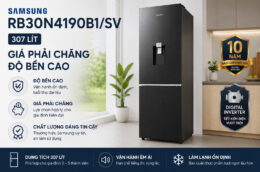 Tủ lạnh Samsung RB30N4190B1/SV 307 lít bảo quản thực phẩm tối ưu, tiết kiệm điện vượt trội