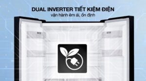 Tủ Lạnh Sharp Multi Door Inverter 421 Lít SJ-FXP510VG-BK