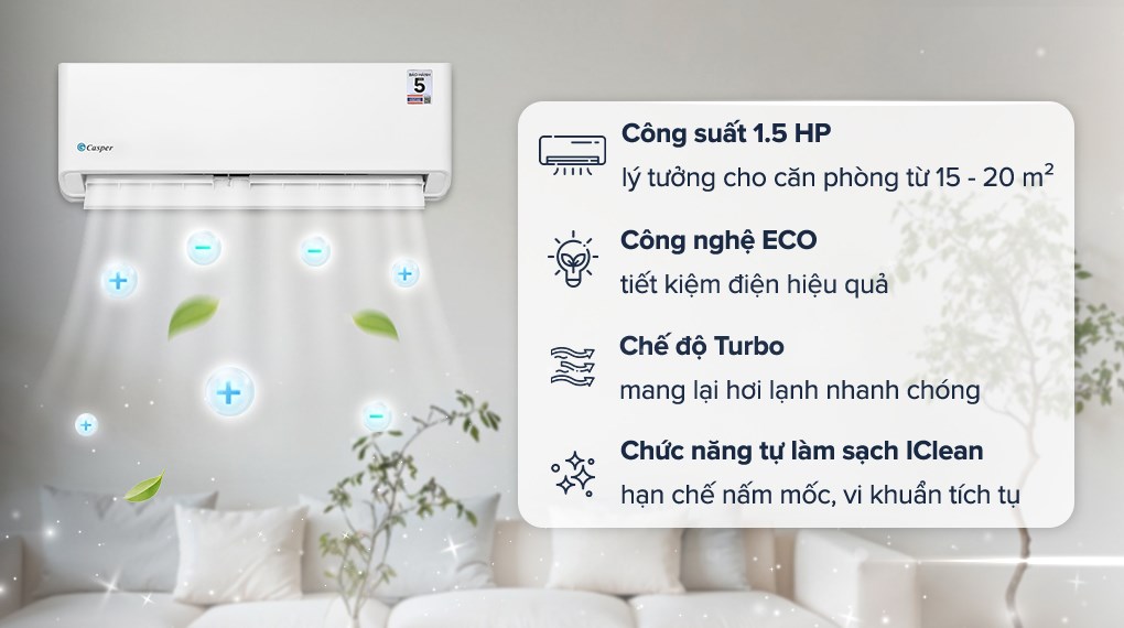 Điều Hòa Casper 12000BTU 1 Chiều SC-12FB36A