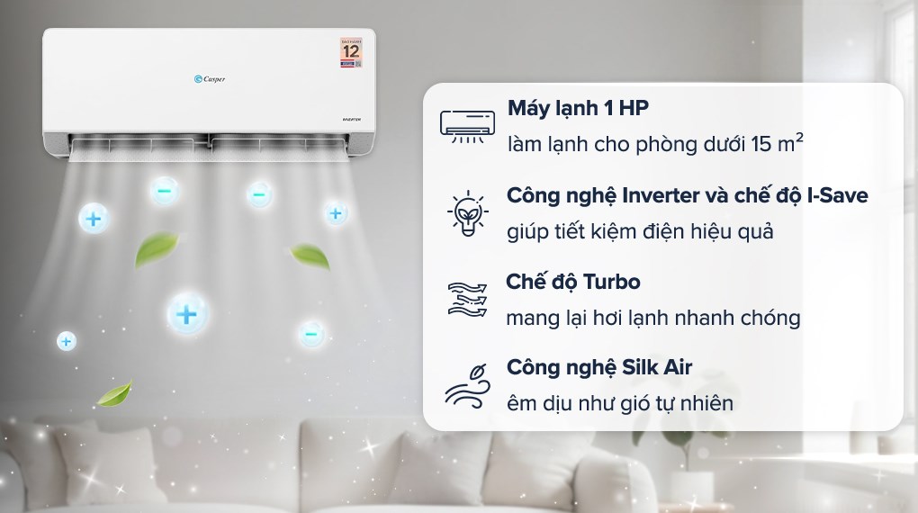điều Hòa Casper 9000btu 1 Chiều Inverter QC-09IU36A giá rẻ