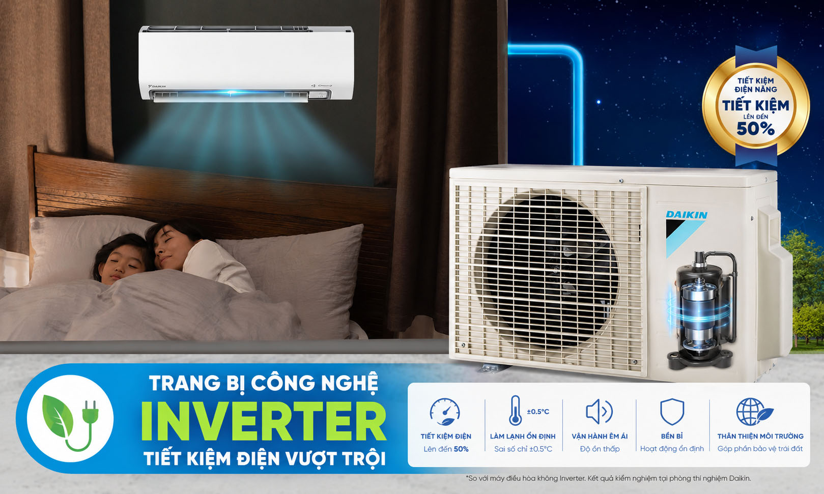 Điều hòa Daikin FTKF35ZVMV 12000BTU tiết kiệm điện vượt trội, làm lạnh nhanh
