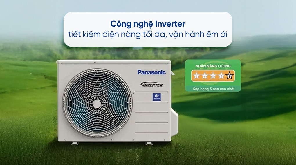 điều hòa Panasonic CS-U12BKH-8 1 chiều tiết kiệm điện