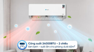 Điều Hòa Casper 24000BTU 2 Chiều Inverter QH-24IU36A
