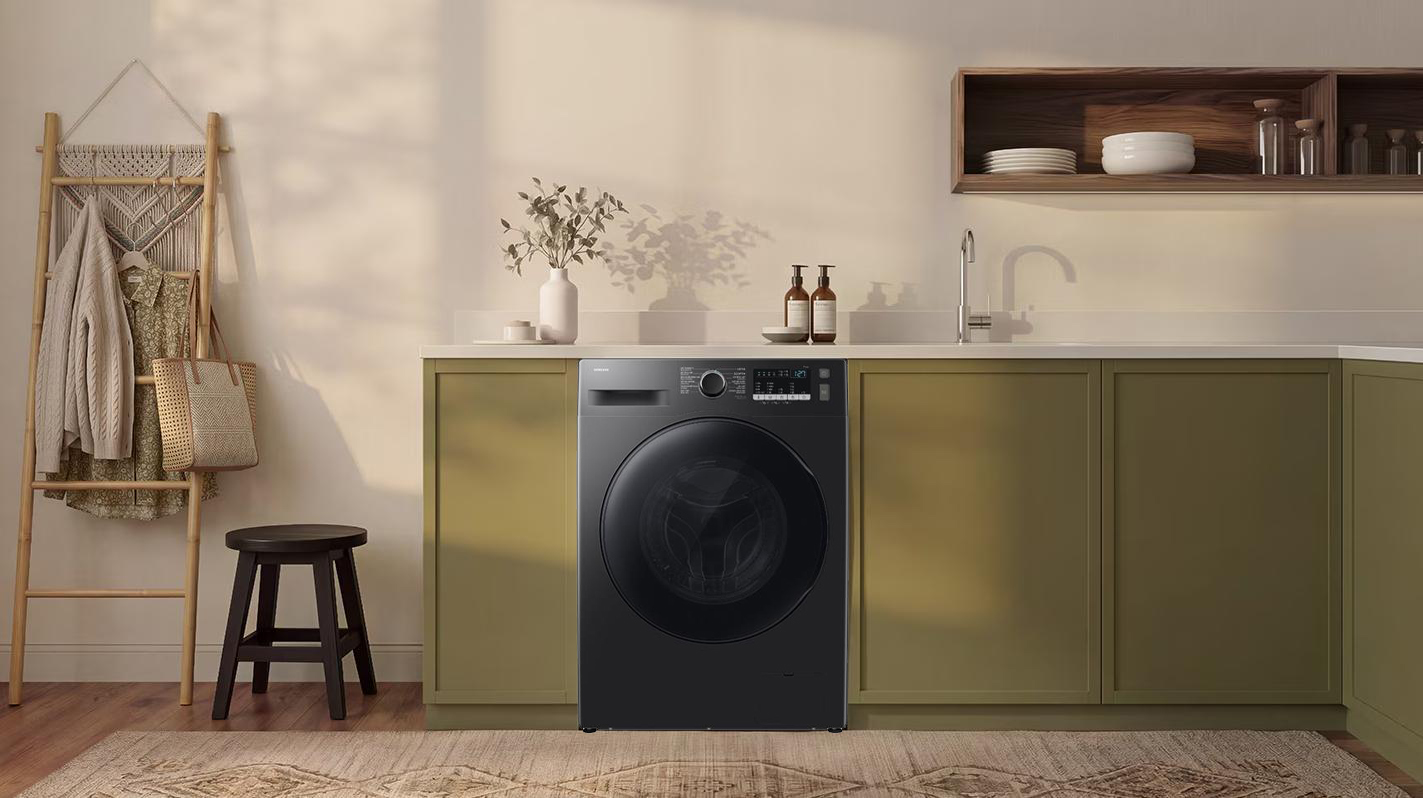 Máy Giặt Sấy Samsung Inverter Giặt 10Kg Sấy 6Kg WD10HG4U04BBSV