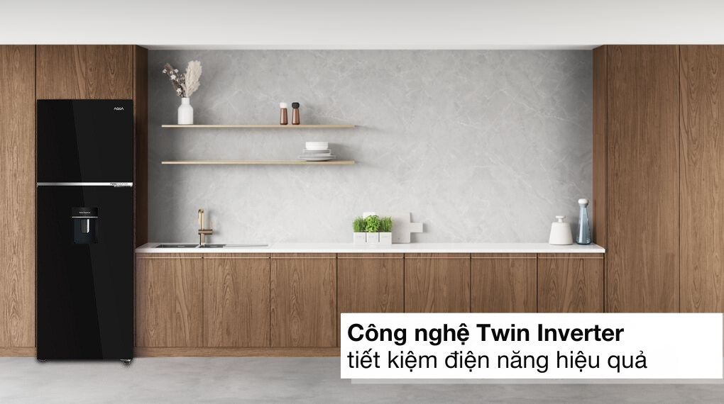 Ưu điểm nổi bật của tủ lạnh Aqua AQR-T380FA(WGB) 328 lít