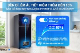 Tủ lạnh Samsung RT38CB668422SV 385 lít bảo quản thực phẩm tươi ngon lâu hơn