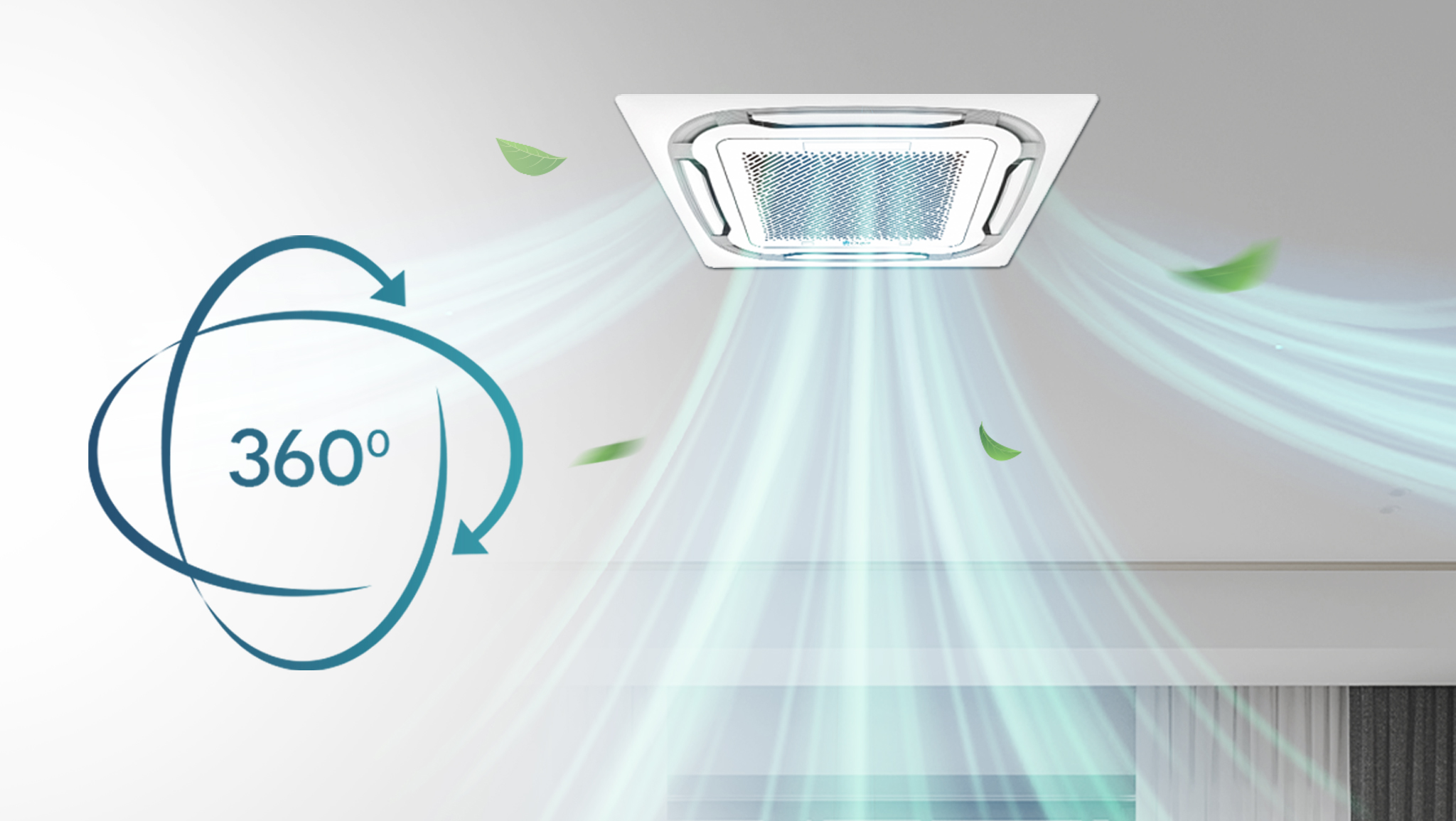 Điều hòa âm trần Casper CC-48IS35 48000BTU làm mát nhanh chóng, đồng đều cho không gian rộng lớn
