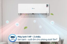 TOP 3 điều hòa 9000BTU 2 chiều chất lượng, giá phải chăng nên mua