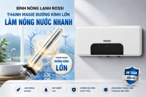 Bình Nóng Lạnh Rossi 15 Lít Blanc RBC-15SL