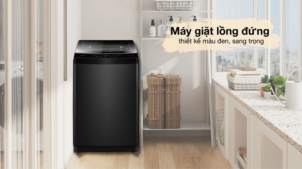 máy giặt Aqua 8Kg AWM8-316K(B) thiết kế đẹp mắt
