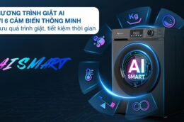 Khám phá máy giặt Casper WF-D125VGR1 12.5kg : Giặt sạch mạnh mẽ, tiết kiệm điện