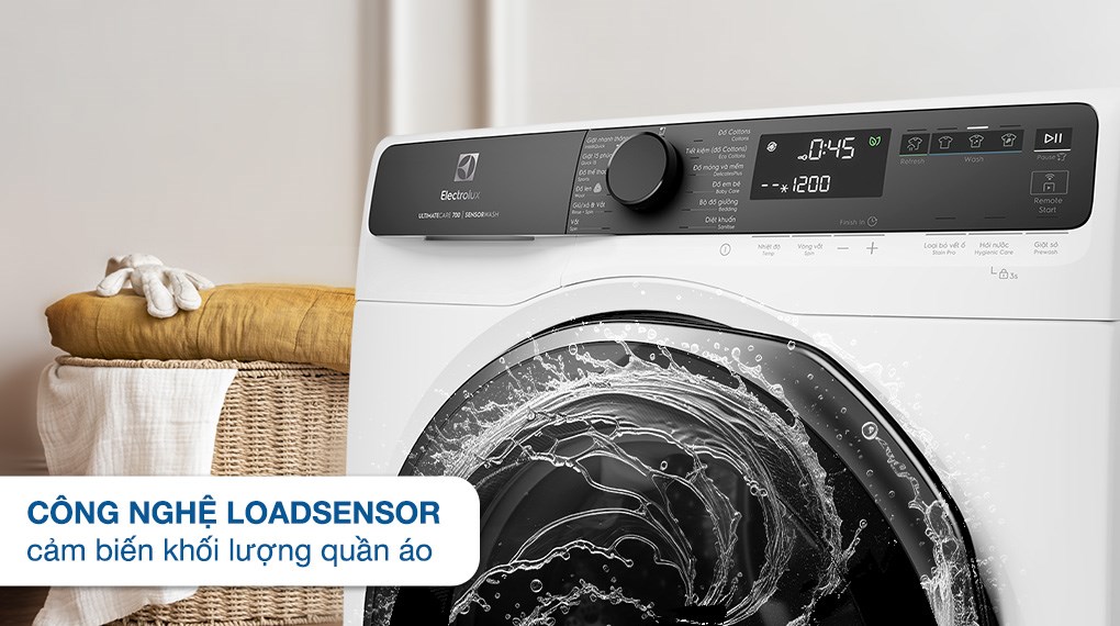 Máy giặt Electrolux EWF1043R7WC 10kg Inverter giặt sạch hiệu quả