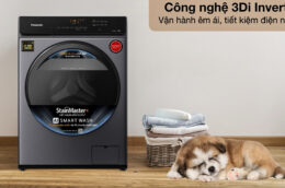 Review máy giặt Panasonic 9kg NA-V90FA1LVT: Giặt sạch mạnh mẽ, tiết kiệm điện vượt trội