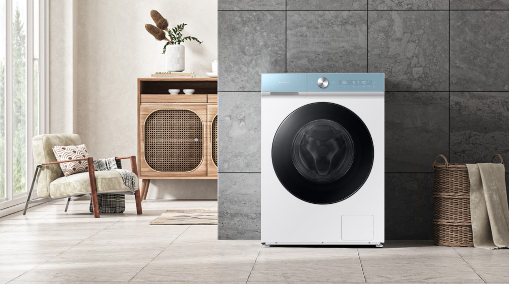Máy Giặt Sấy Samsung Bespoke Inverter Giặt 14Kg Sấy 8Kg WD14BB944DGM/SV