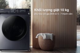 Đánh giá máy giặt Toshiba TW-T23BU110UWV(MG) 10kg: Giặt sạch, tiết kiệm điện và vận hành êm ái