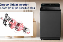 Máy giặt Toshiba AW-T26D1400TV(MG) 13kg giặt sạch mạnh mẽ, phù hợp gia đình đông người