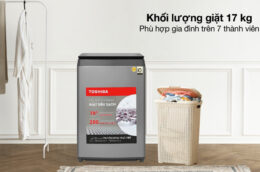 Máy giặt Toshiba AW-DUN1800MV(SG) 17kg: Giải pháp giặt giũ hoàn hảo cho gia đình đông người