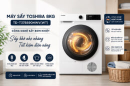 Máy sấy Toshiba 8Kg TD-T37BS90HWV(WT) có ưu, nhược điểm gì?