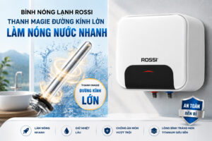 Bình Nóng Lạnh Rossi 30 Lít Blanc RBC-30SQ