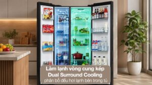 Tủ Lạnh Hitachi Side By Side Inverter 656 Lít HRSN9713ESMGWVN