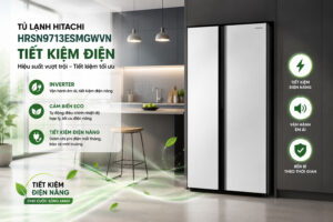 Tủ Lạnh Hitachi Side By Side Inverter 656 Lít HRSN9713ESMGWVN