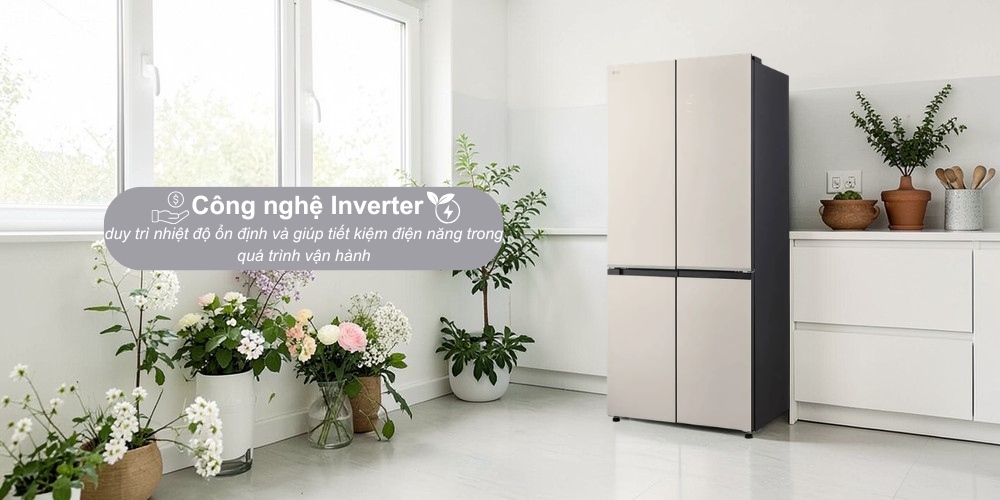 tủ lạnh LG F51EG Inverter tiết kiệm điện