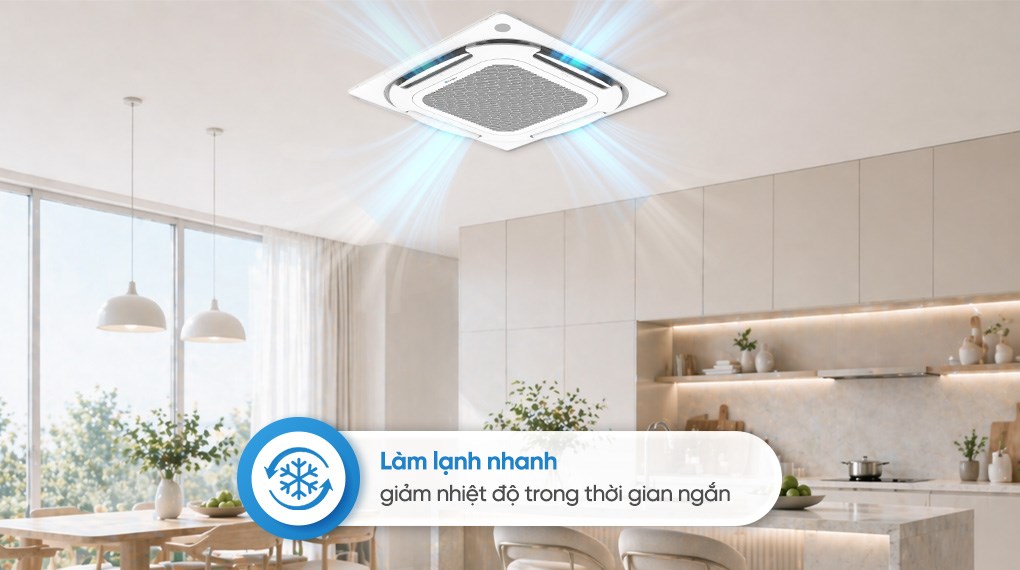 Điều hòa âm trần Casper CC-24IS36 24000BTU làm mát nhanh chóng, đồng đều cho không gian rộng rãi