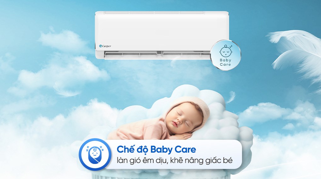 Điều hòa Casper JC-12IU36 12000BTU làm lạnh nhanh