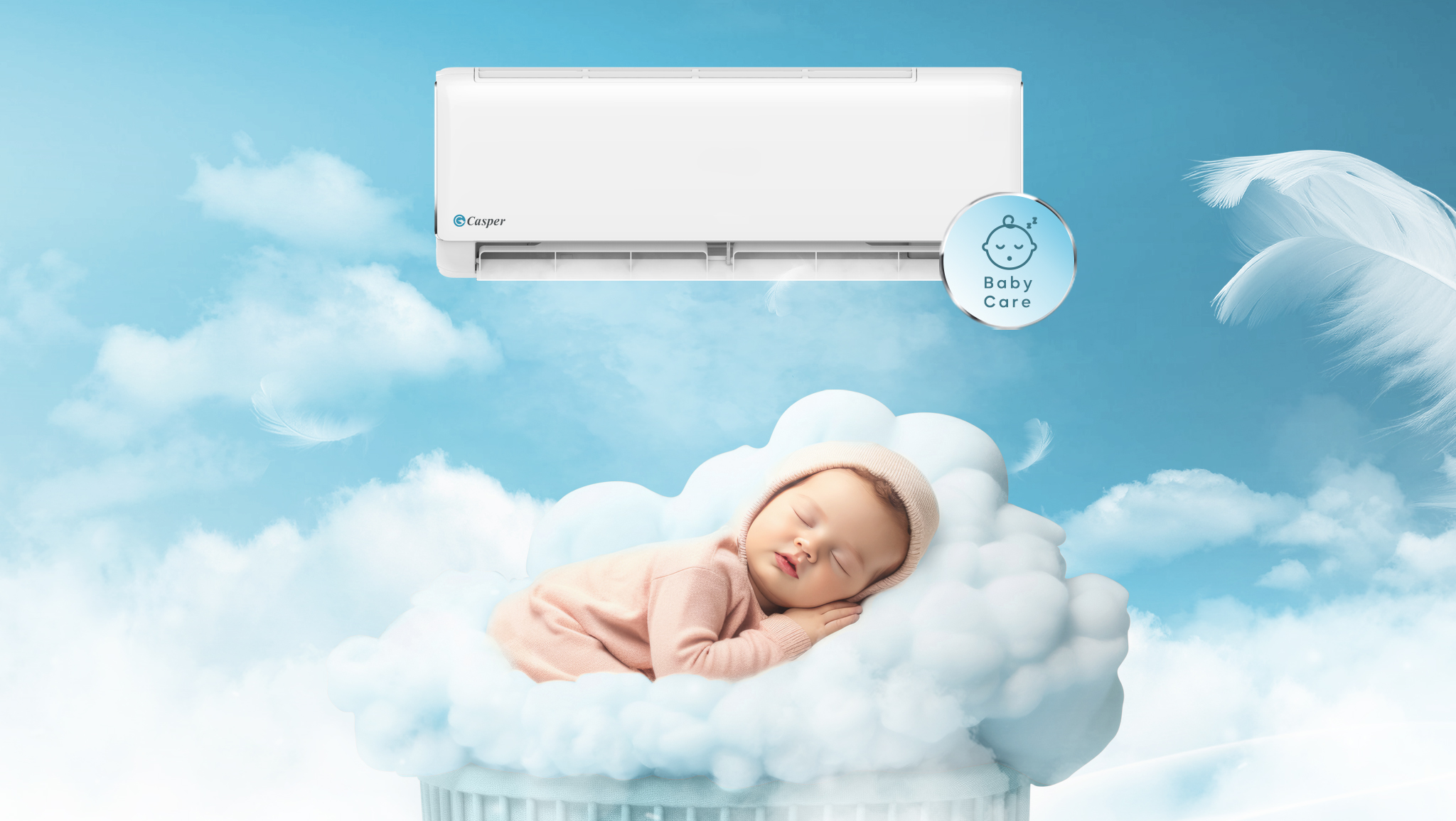 Điều hòa Casper 1 chiều SC-18FB36M làm lạnh nhanh, đáp ứng tốt nhu cầu sử dụng cho phòng rộng