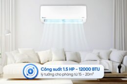 Điều hòa Casper JC-12IU36 12000BTU: Làm lạnh nhanh, tiết kiệm điện, giá hợp lý