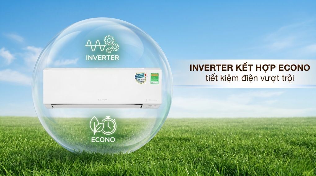Điều Hòa Daikin 12000BTU 2 Chiều Inverter FTHF35XVMV