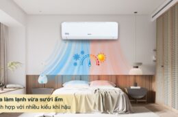 Điều hòa Gree 9000BTU BD9HI: Làm mát, sưởi ấm linh hoạt, hoạt động bền bỉ